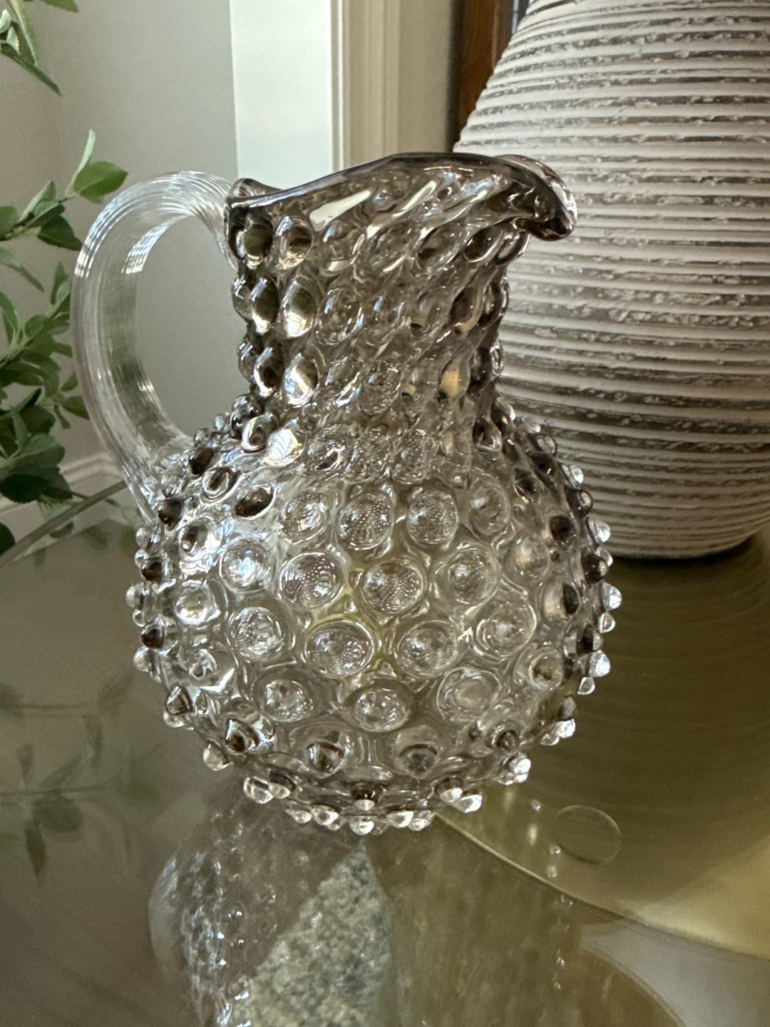 Customer photo review of Underlay Black Smoke Hobnail Jug Small