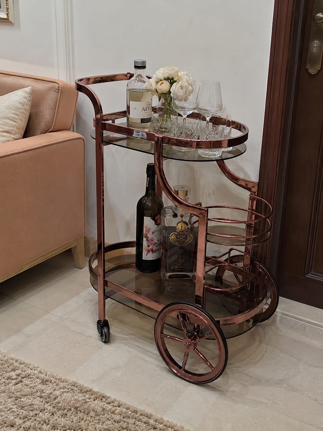 Customer photo review of Muskaan Serving Cart | Serving Trolley