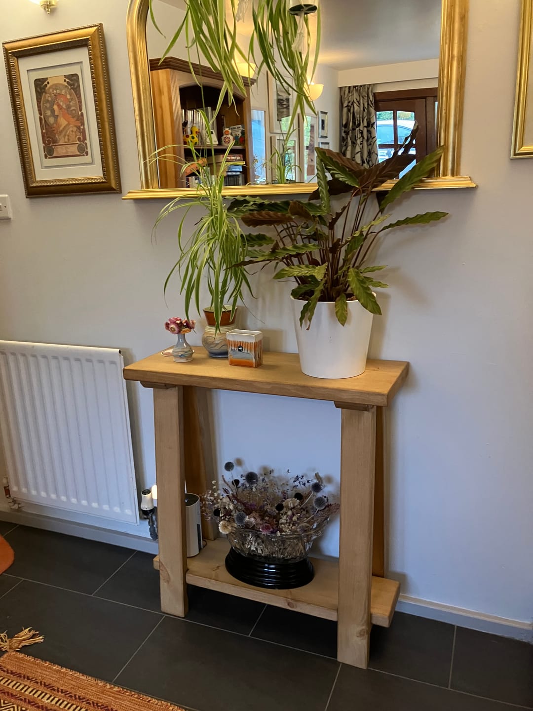 Customer photo review of Soho Solid Wood Console Table