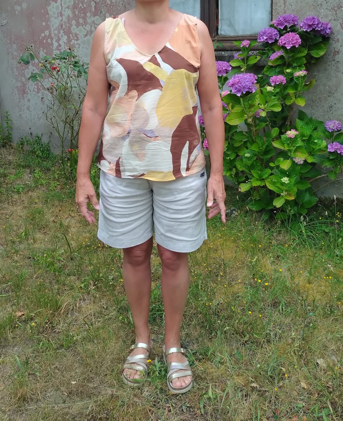 Customer photo review of Débardeur Félicie - Voile de coton aquarelle