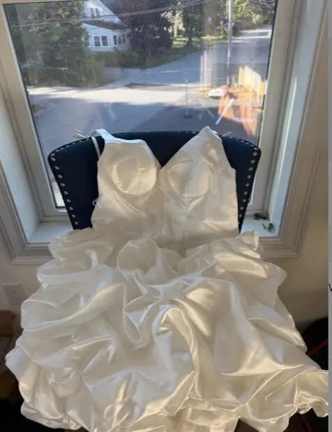 Customer photo review of Reina Mini Dress