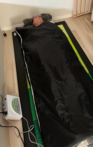 Customer photo review of Infrarødt Saunateppe 2-soner