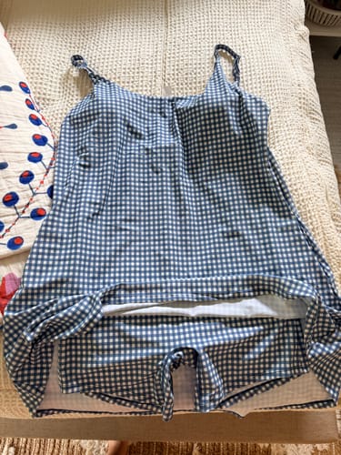 Customer photo review of Peppermint Swim Dress