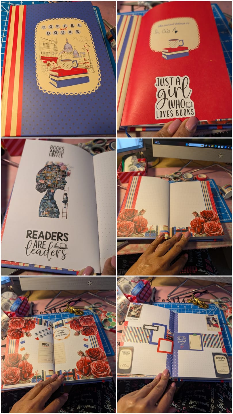 Customer photo review of Coffee and Books Box