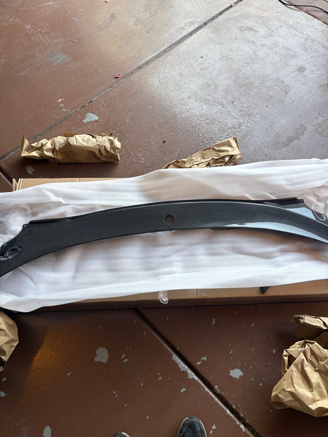 Customer photo review of MR2Heaven "OEM Shaved" Wiper Cowl - Carbon Fiber Only