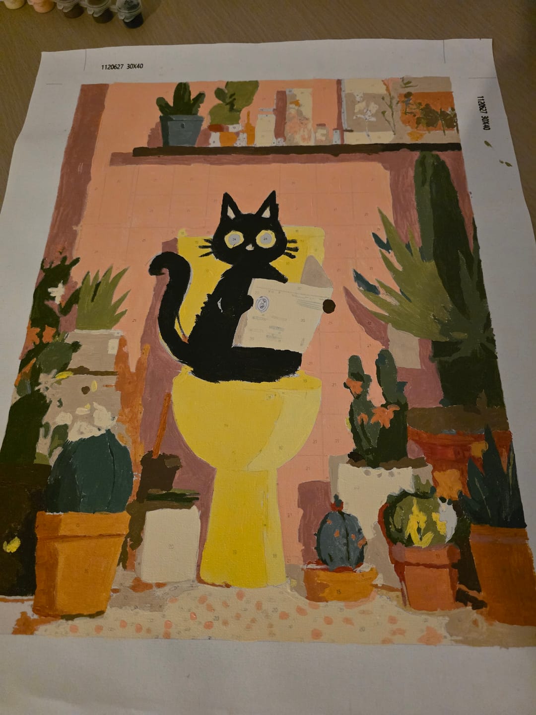 Customer photo review of Surprise Painting | Paint by Numbers