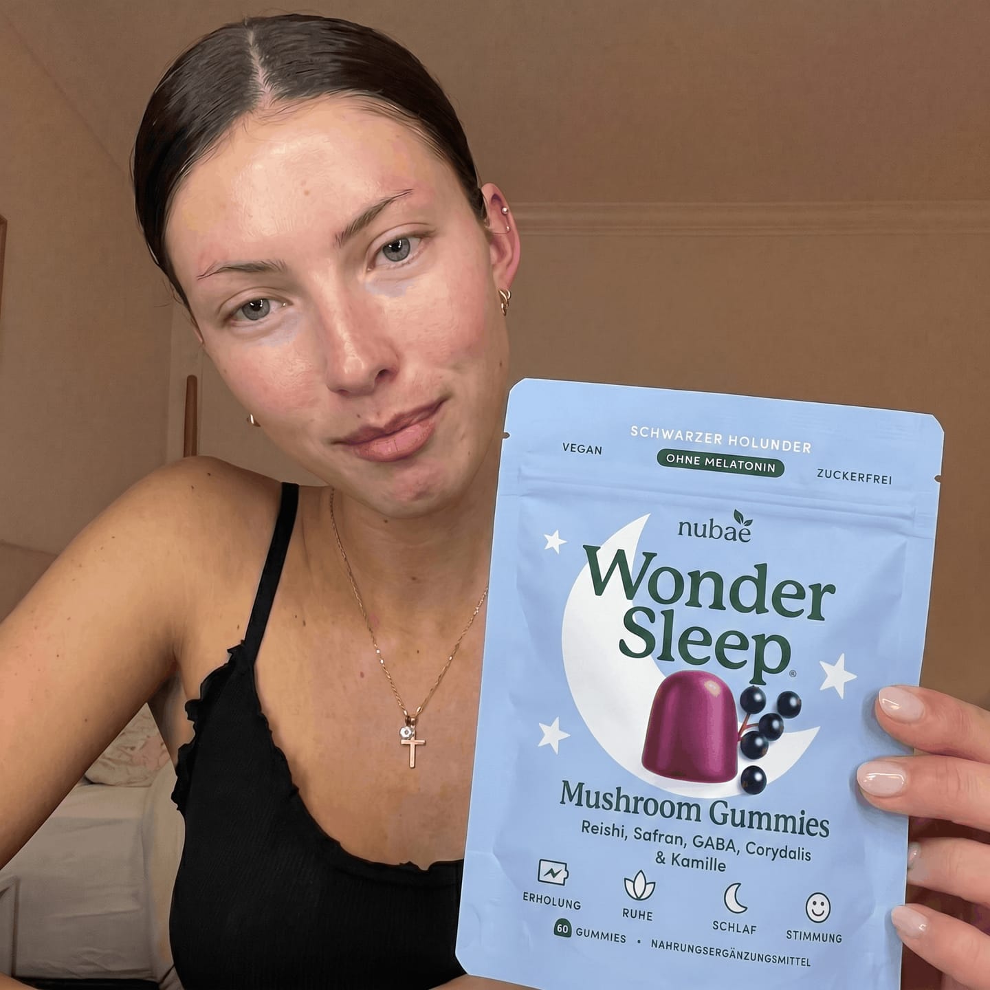 Customer photo review of WonderSleep Gummies