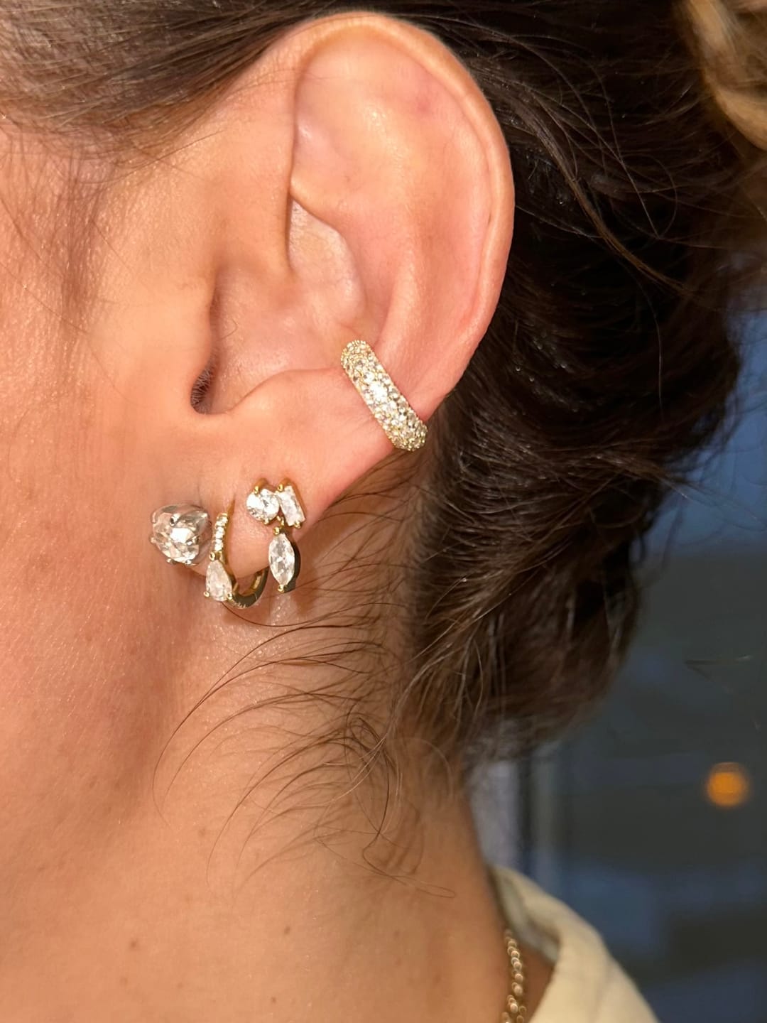 Customer photo review of Capri Crystal Cuff