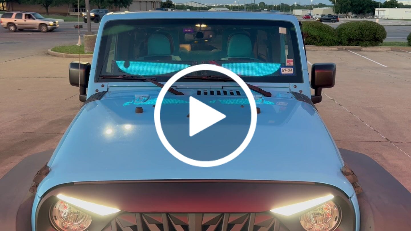 Customer video review of Electra Eyes - LED Animated Eyes