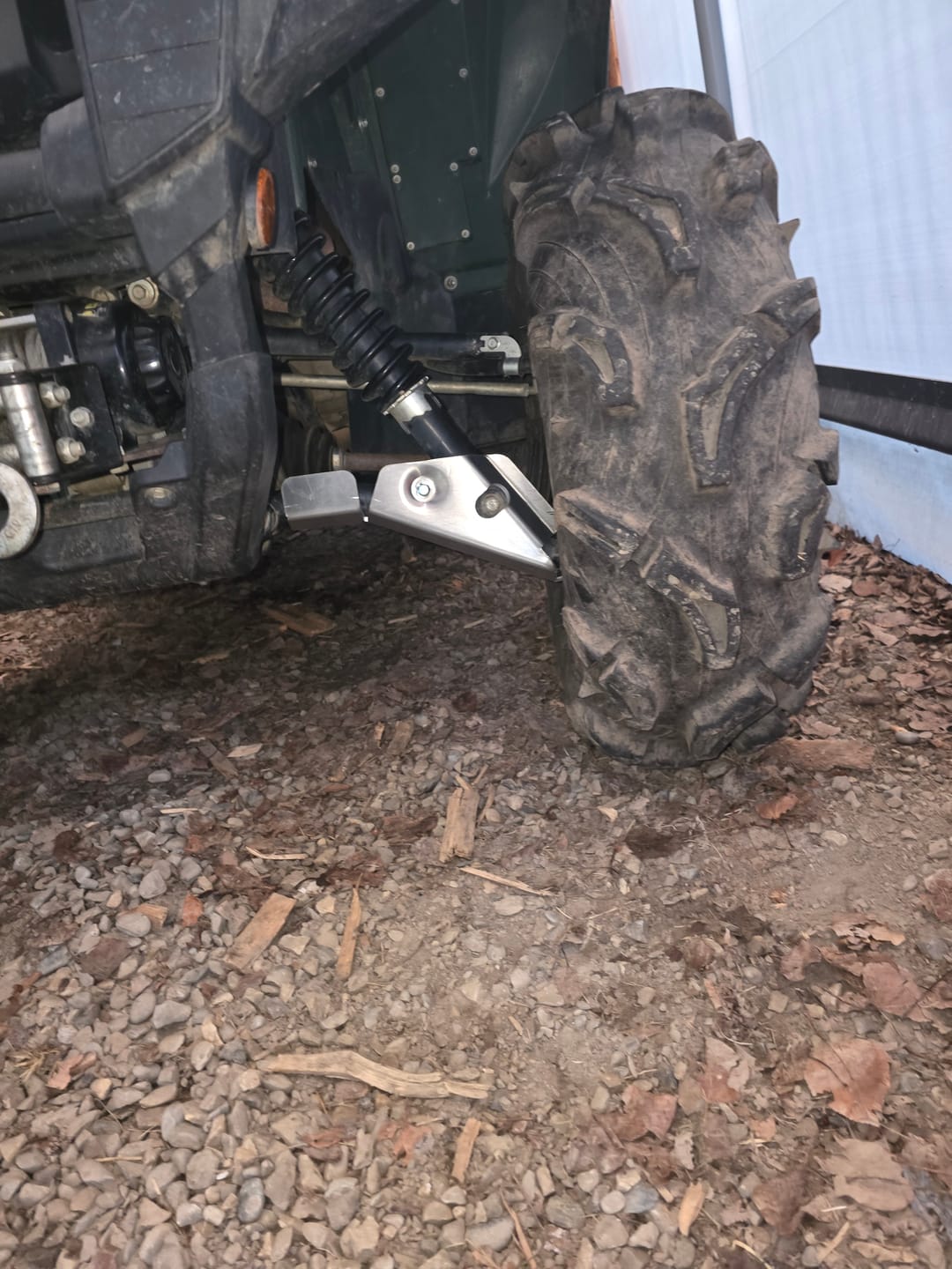 Customer photo review of A-arm & CV Boot Guard Kit — Yamaha Grizzly 550/700 (2007—26)