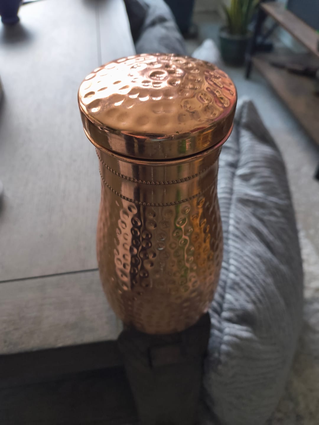 Customer photo review of Himalayan Ayurvedic Bedside Carafe