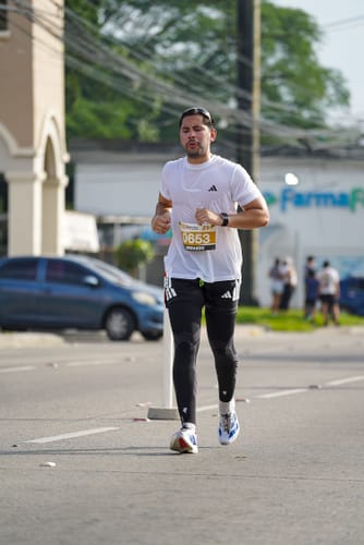 Customer photo review of Compression Sleeves V2 for Knees and Legs