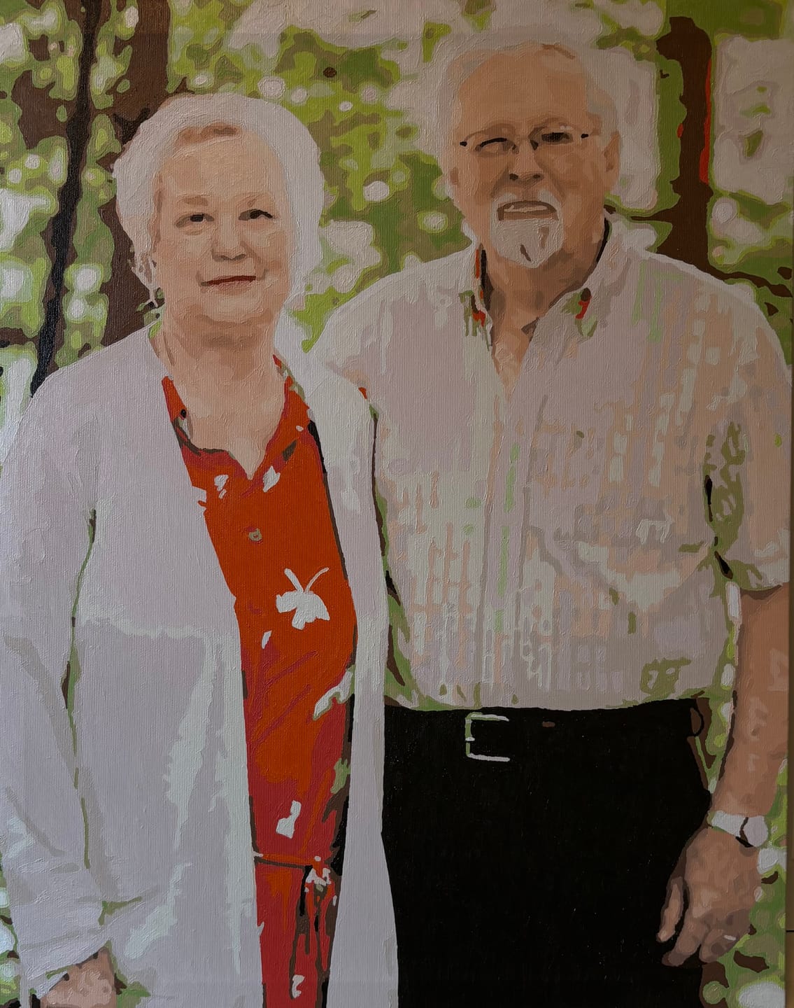 Customer photo review of Custom Paint by Numbers Kit