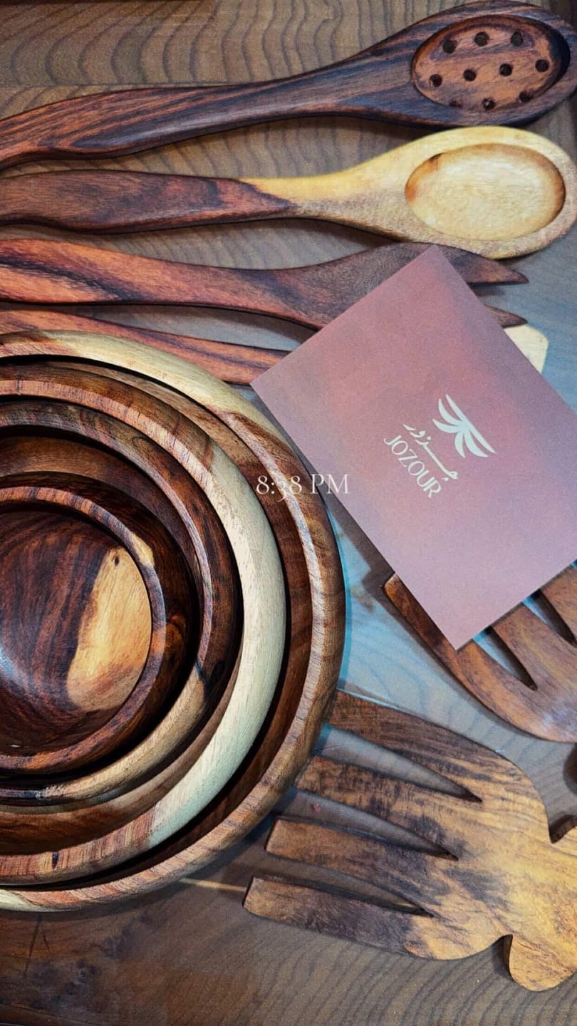 Customer photo review of Bombeh Wooden Bowl Set of 4