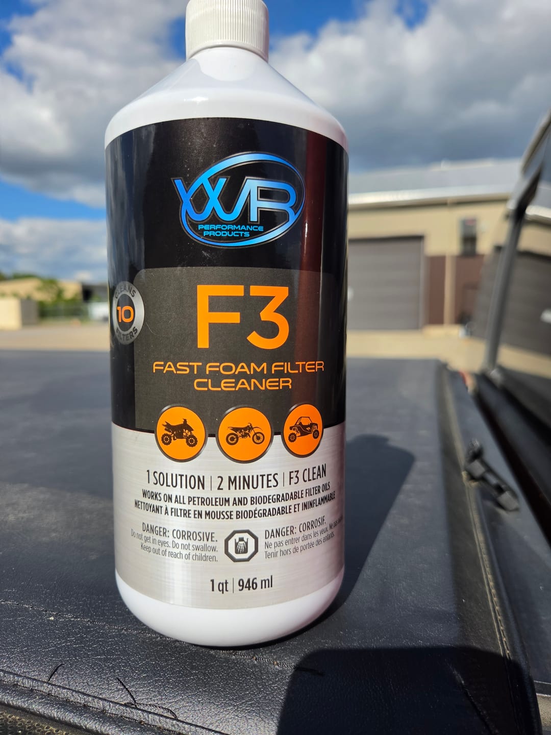 Customer photo review of F3 - Fast Foam Filter Cleaner