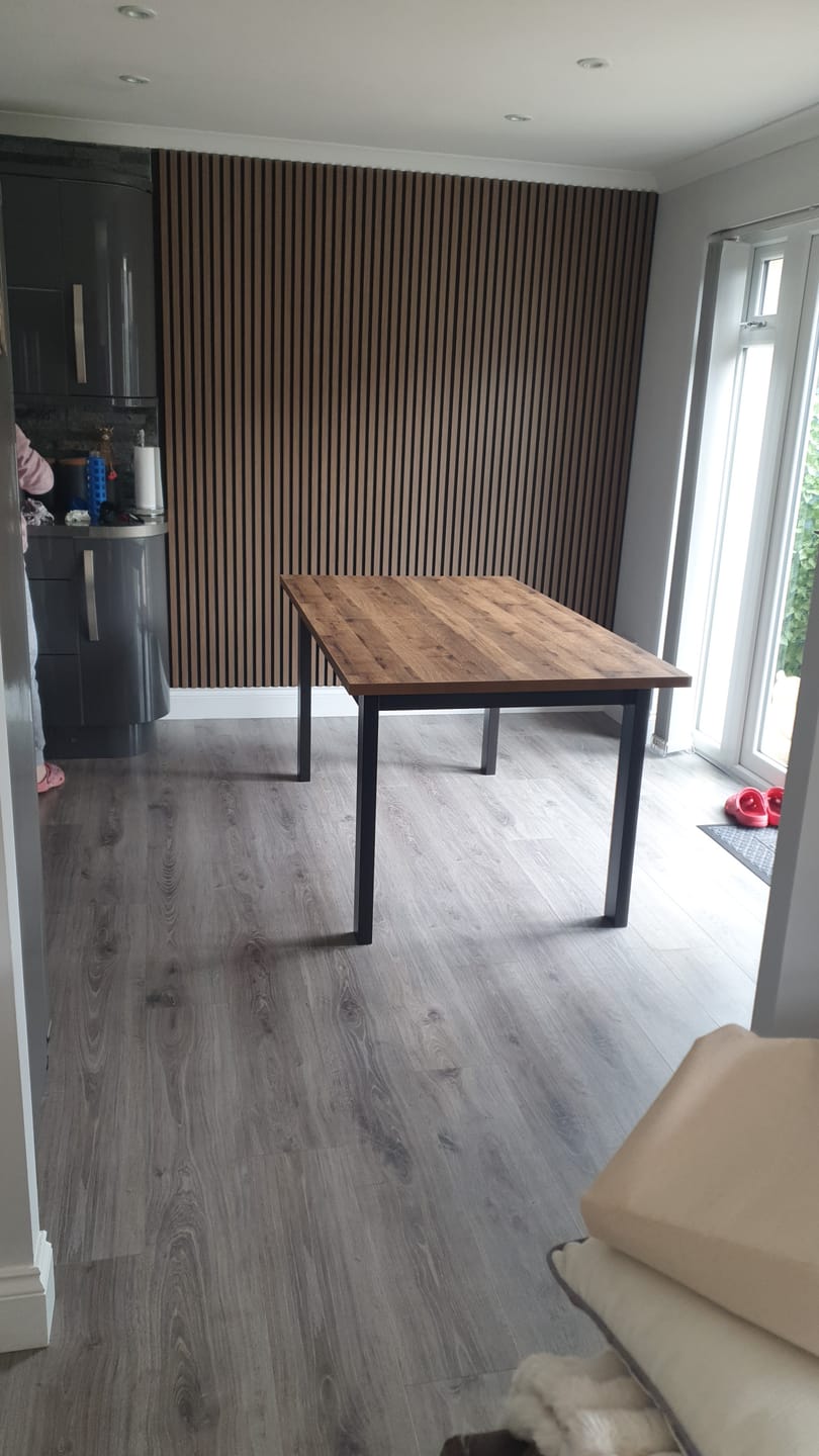 Customer photo review of Wall Panel Installation Adhesive