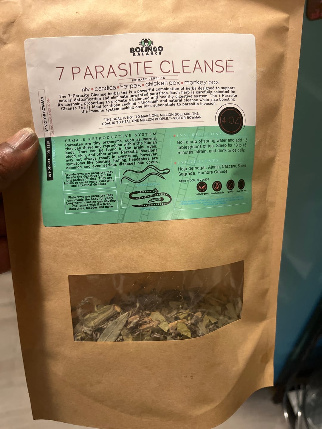 Customer photo review of 7 PARASITE CLEANSE