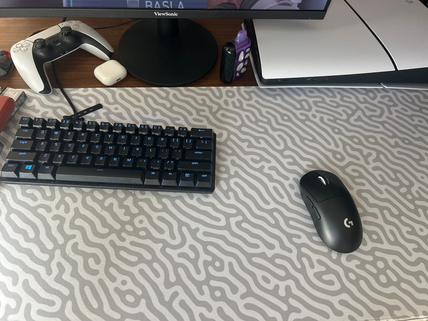 Customer photo review of Wraith Studio Jungle Maze Deskmat