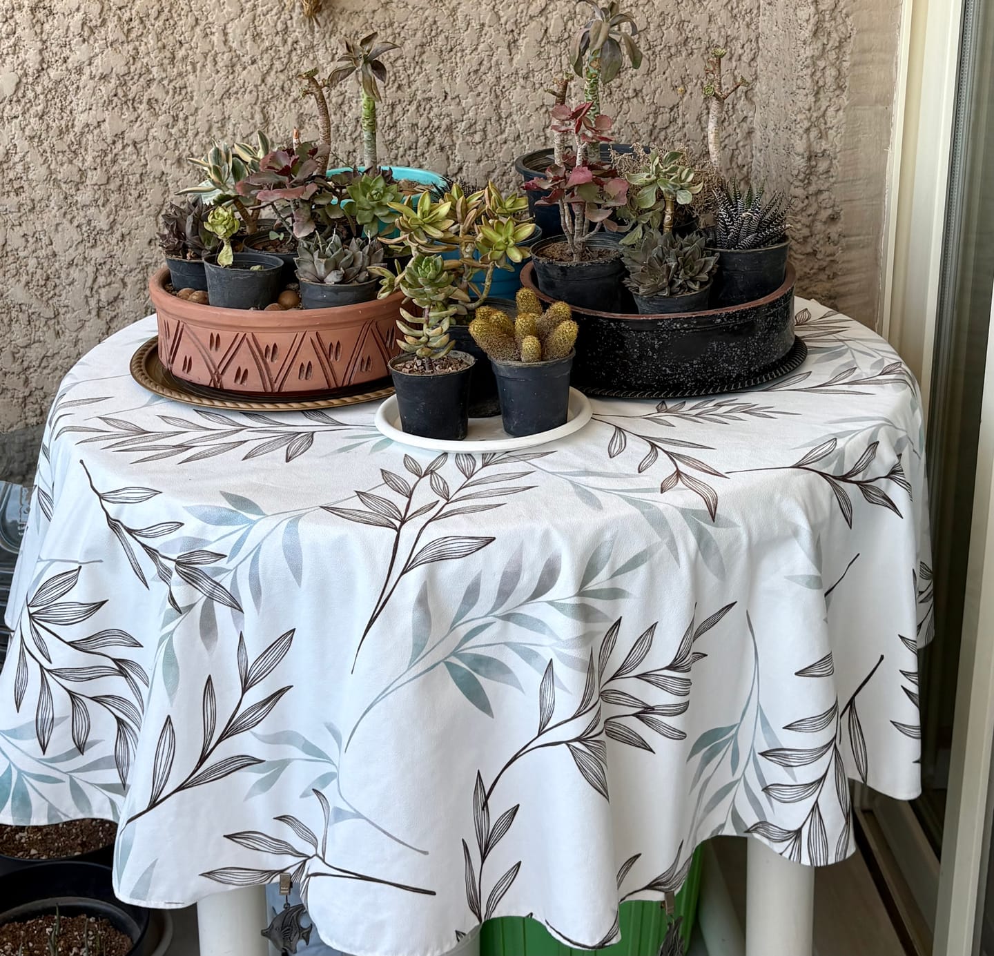 Customer photo review of Decorative Rectangular Table Cloth 240*145 CM
