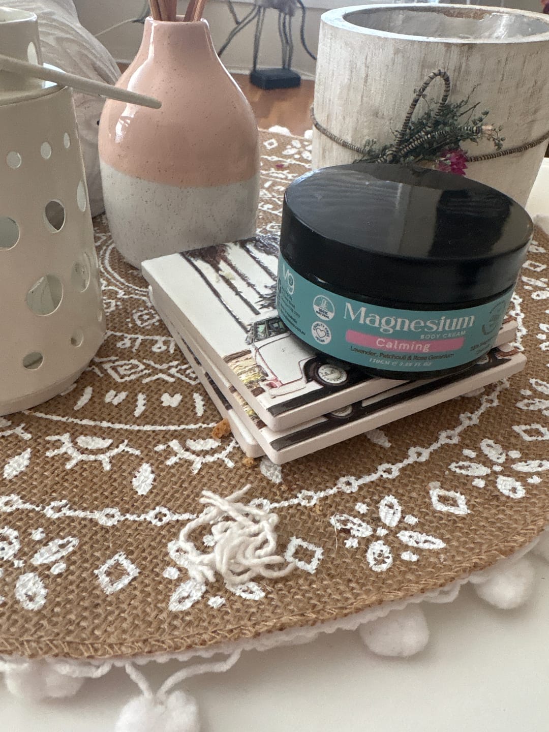 Customer photo review of Magnesium Cream Calming Body Cream 110g