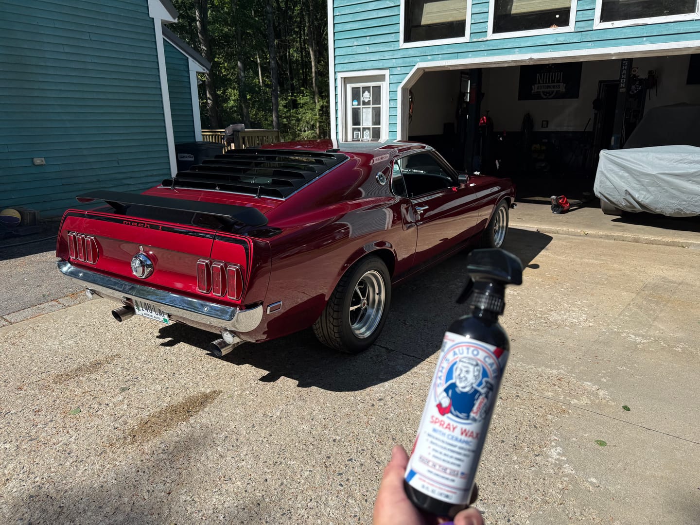 Customer photo review of Sam's Spray Wax Kit w/ Microfiber Towel
