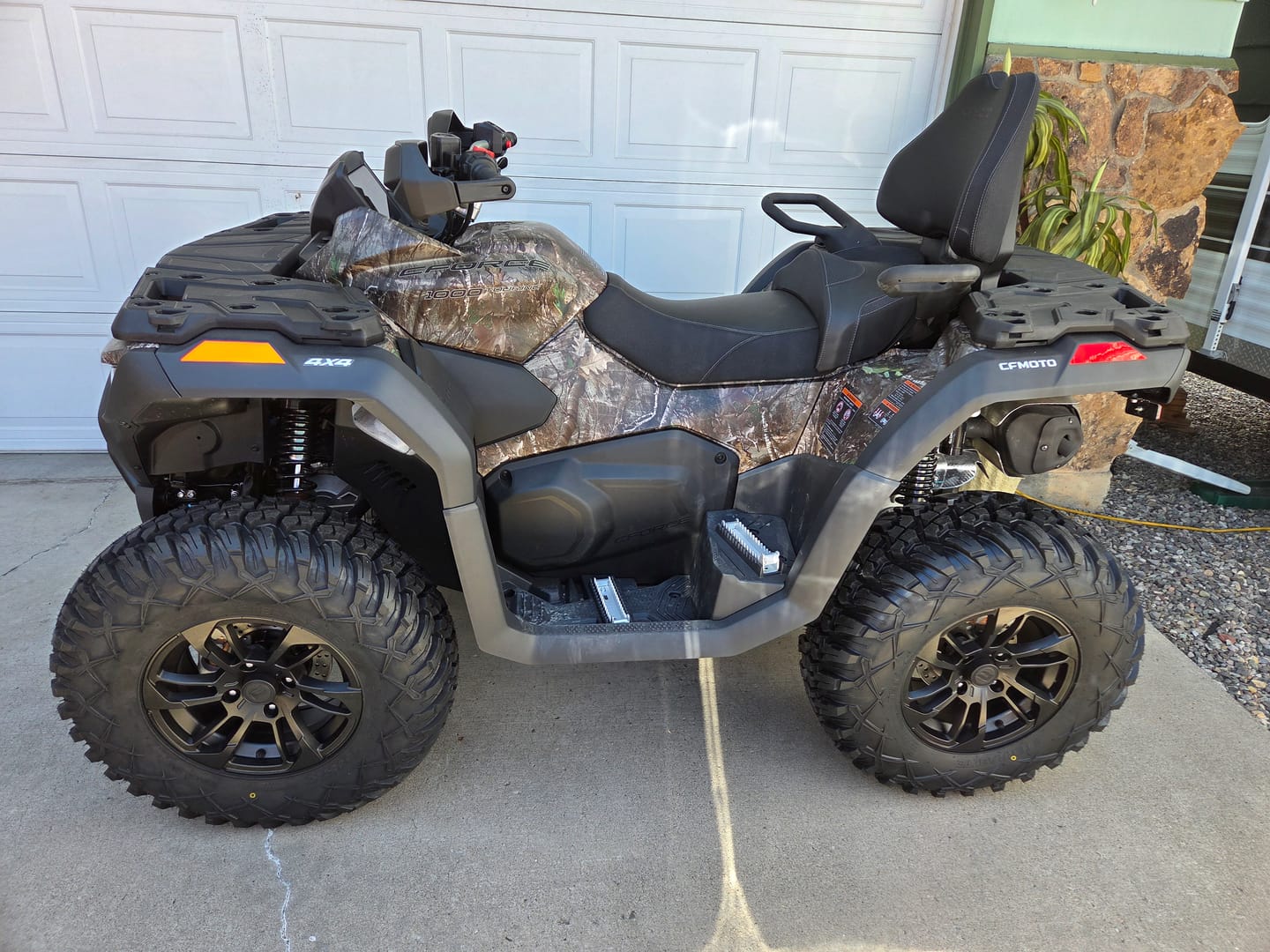 Customer photo review of CFMoto Wheel Spacers — CForce 800/1000
