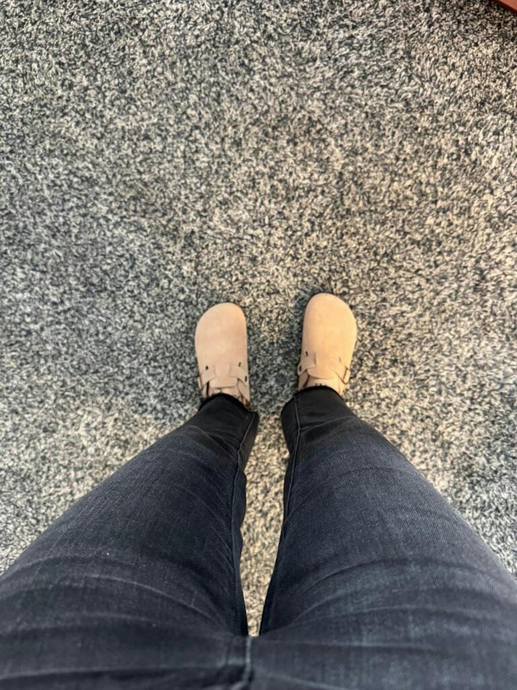 Customer photo review of Mule Confort Suede - Breya