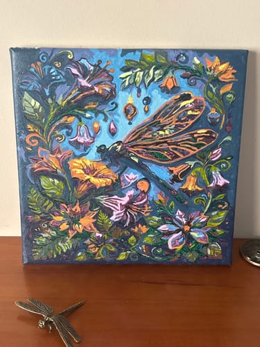 Customer photo review of Dragonfly Garden Jewel