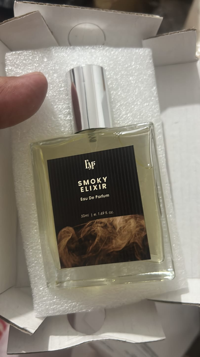 Customer photo review of Smoky Elixir | Eau De Parfum