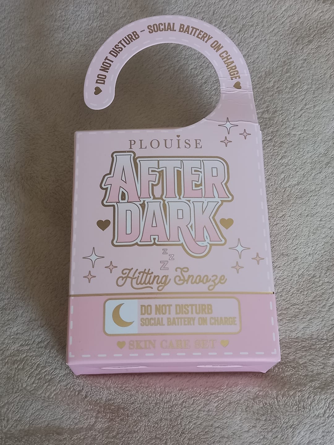 Customer photo review of After Dark - Hitting Snooze Nighttime Skincare Set