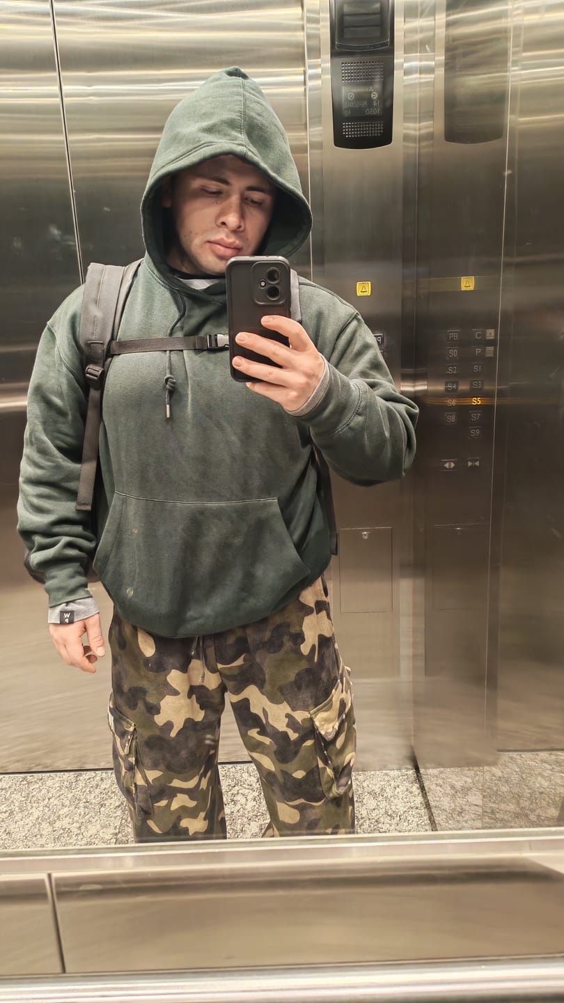 Customer photo review of 2033 - Heritage Camo Cargo Sweats