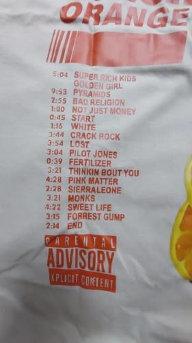Customer photo review of CARNIVL™ Channel Orange White T-shirt