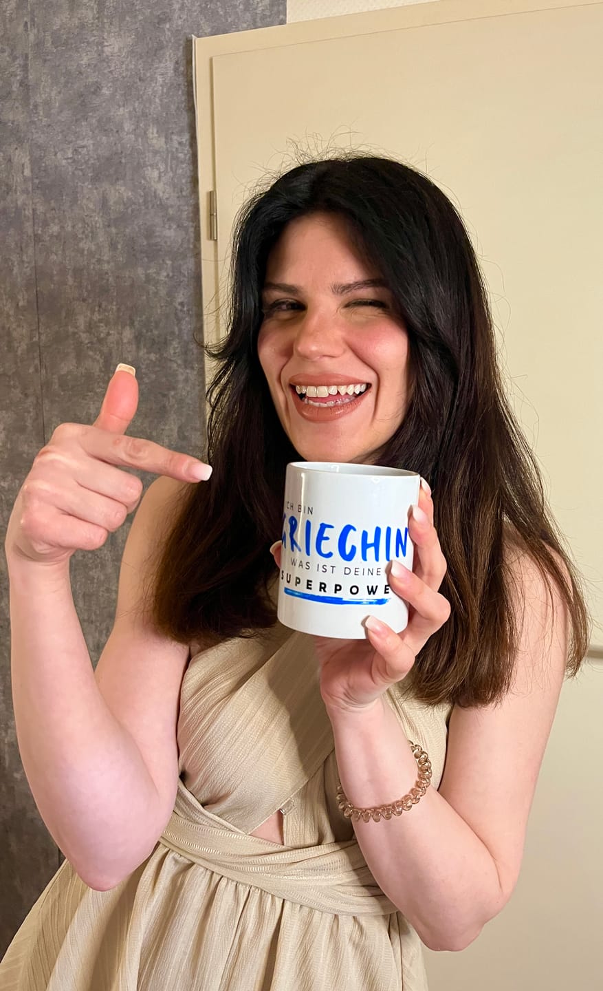 Customer photo review of Griechin Superpower - Tasse