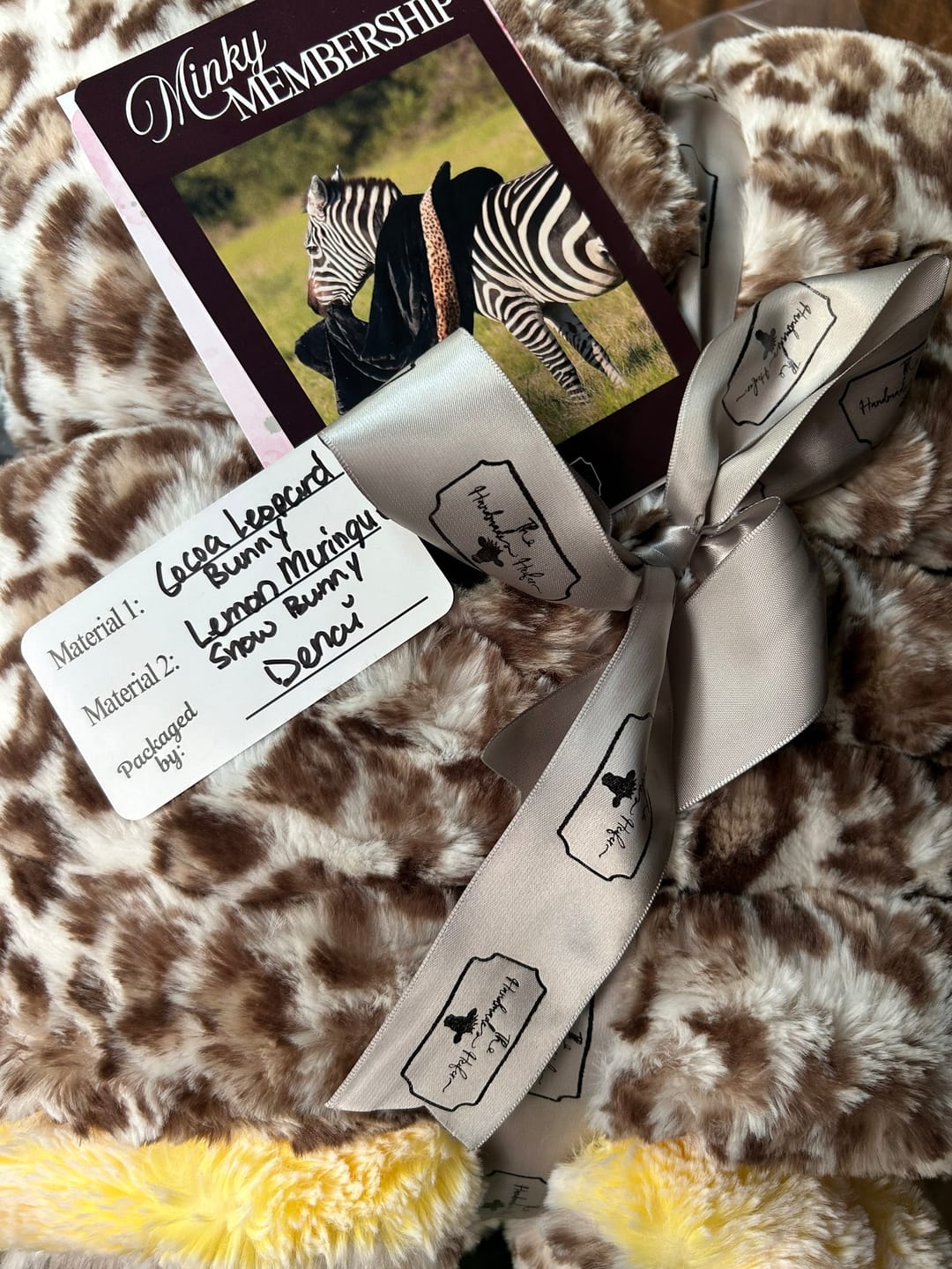 Customer photo review of Travel Size Blanket Subscription
