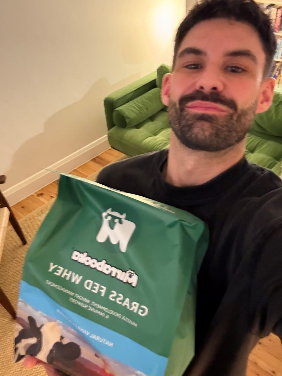 Customer photo review of Grass Fed Whey Protein Vanilla 5kg (166 servings)