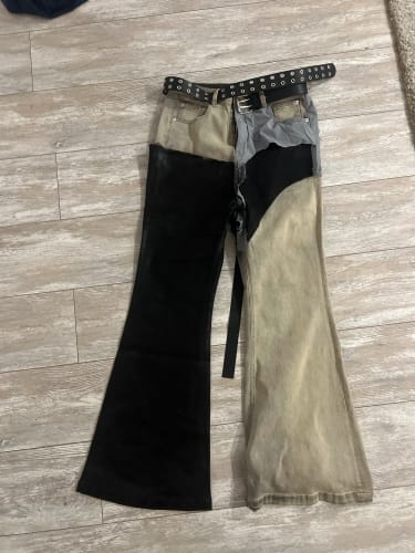 Customer photo review of Y2k jeans men "Sayama"