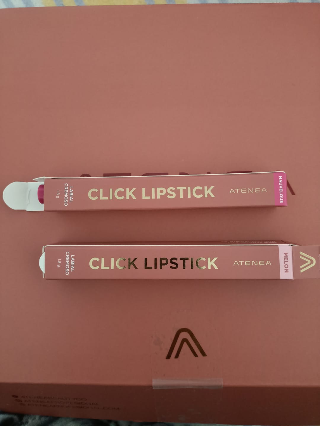 Customer photo review of CLICK LIPSTICK SUBLIME