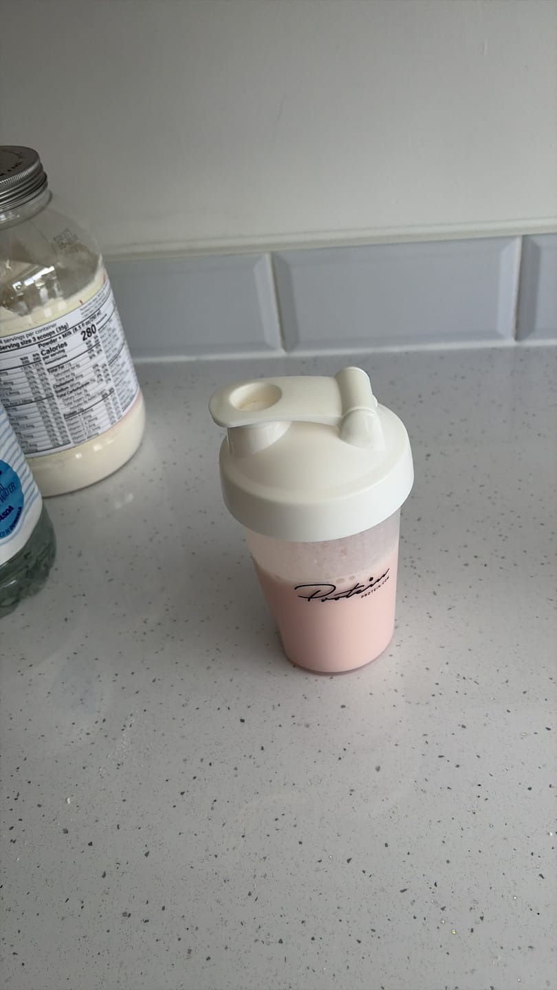 Customer photo review of Free Protein Shaker | 400ML