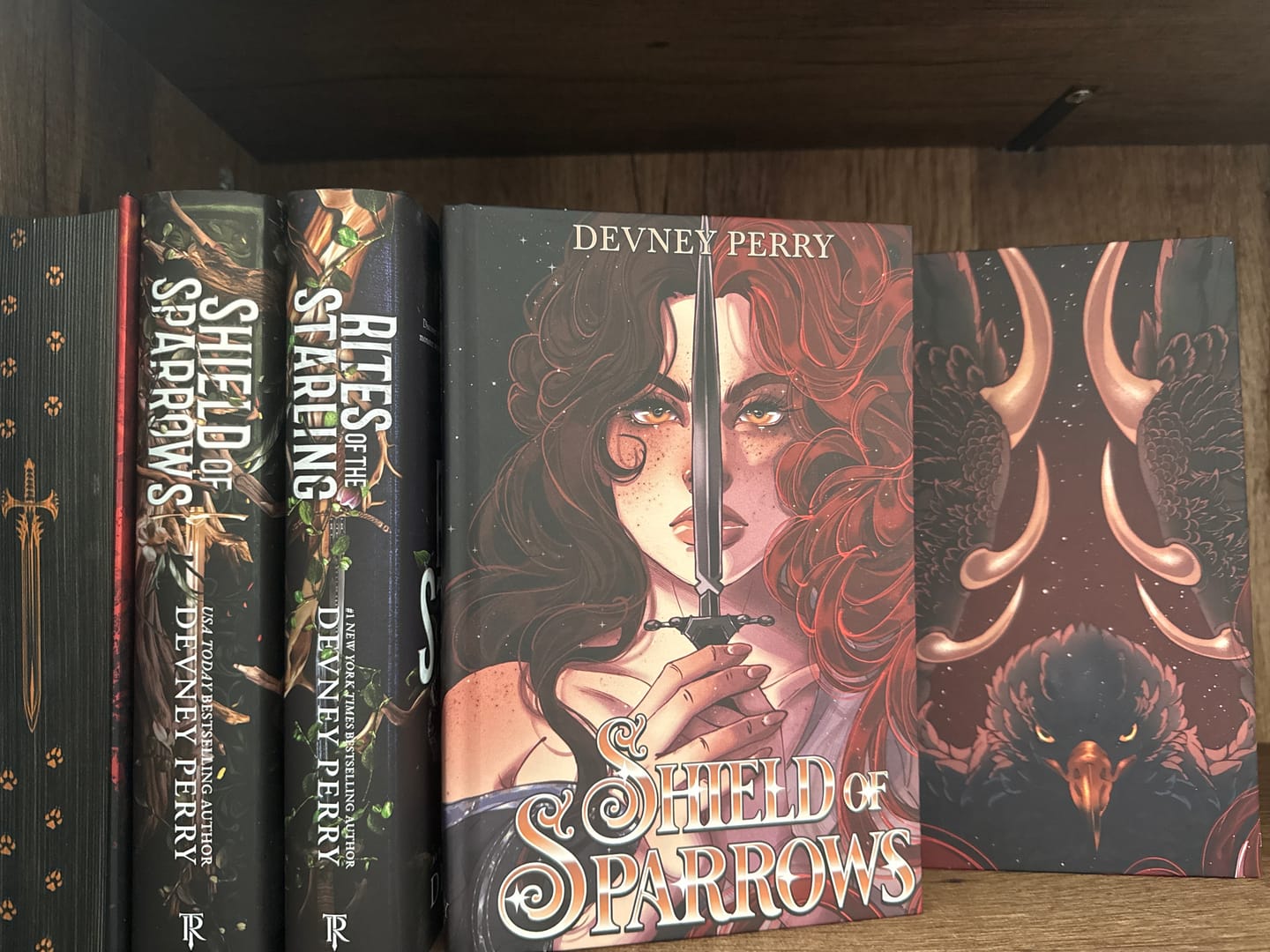 Customer photo review of PS Hardcover SE Rites of the Starling by Devney Perry