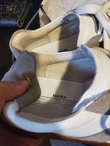 Customer photo review of CARNIVL™ Maden Vintage Gray Military Sneaker