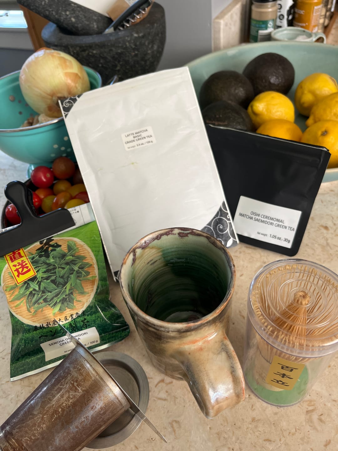 Customer photo review of Latte Matcha Basic Grade