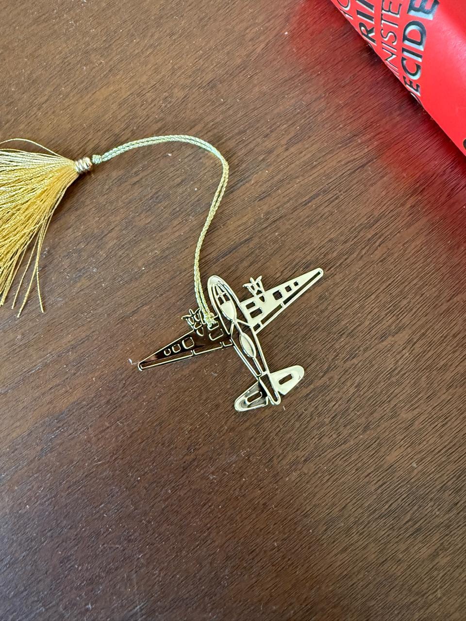 Customer photo review of The Aviator Bookmark