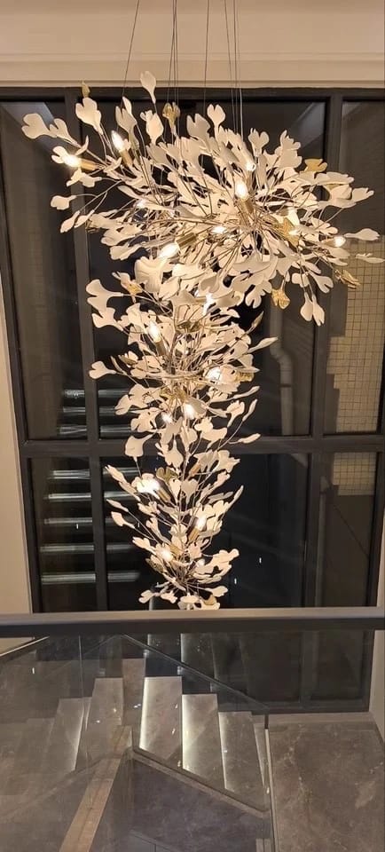 Customer photo review of Gingko Chandelier F