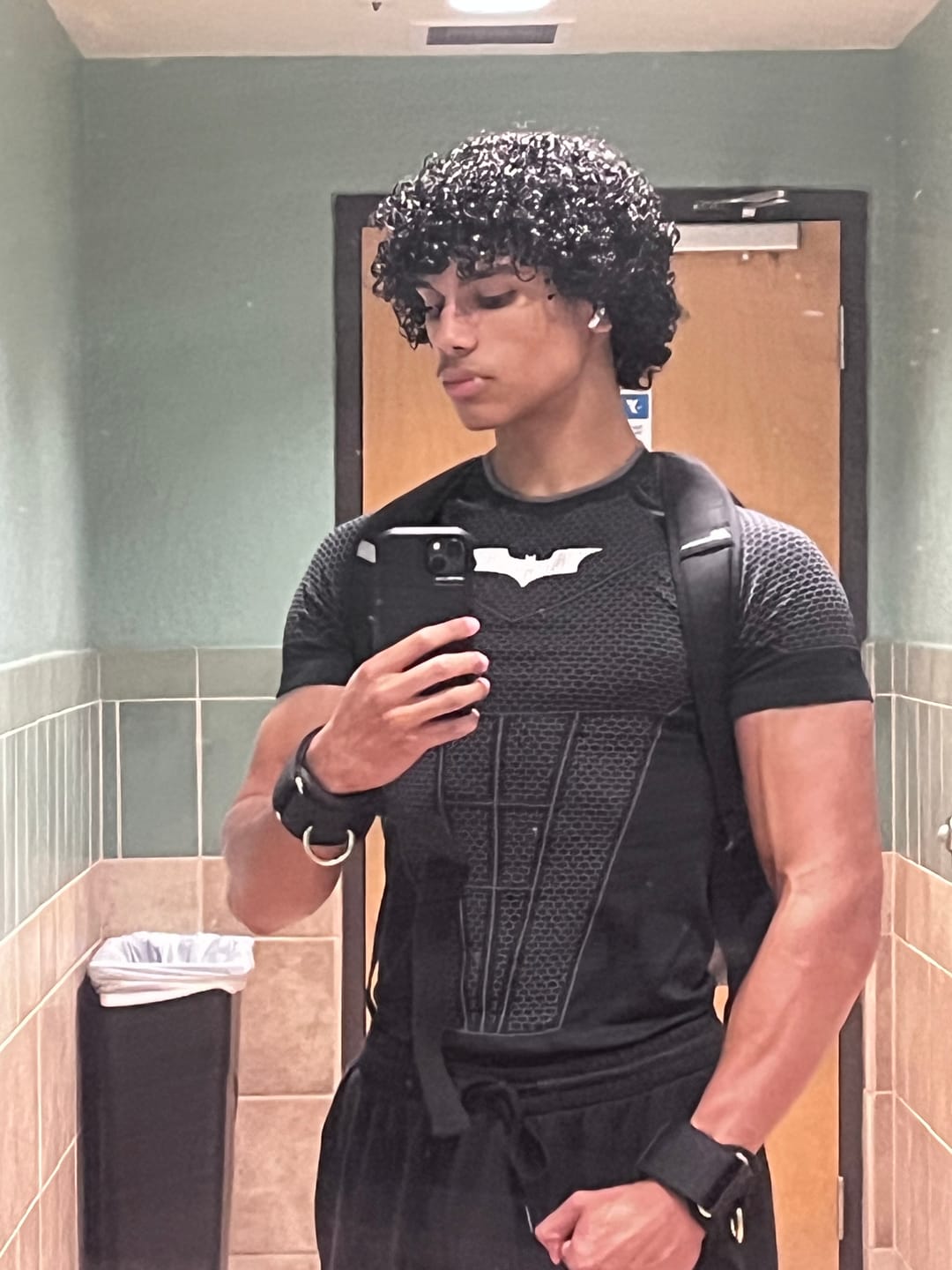 Customer photo review of 4259 - Batman Compression Tees