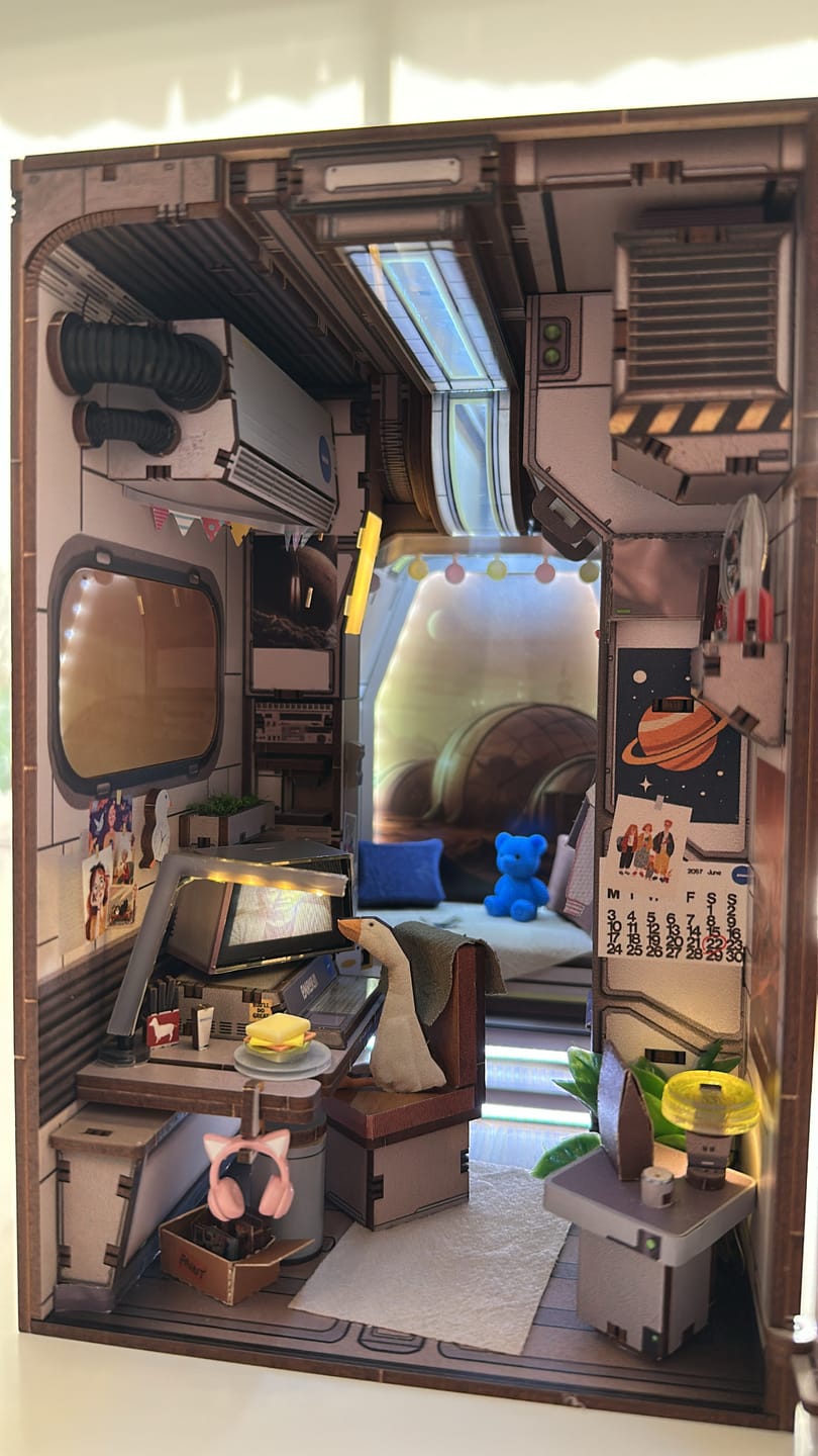 Customer photo review of Mars Revelation 62 Book Nook Kit