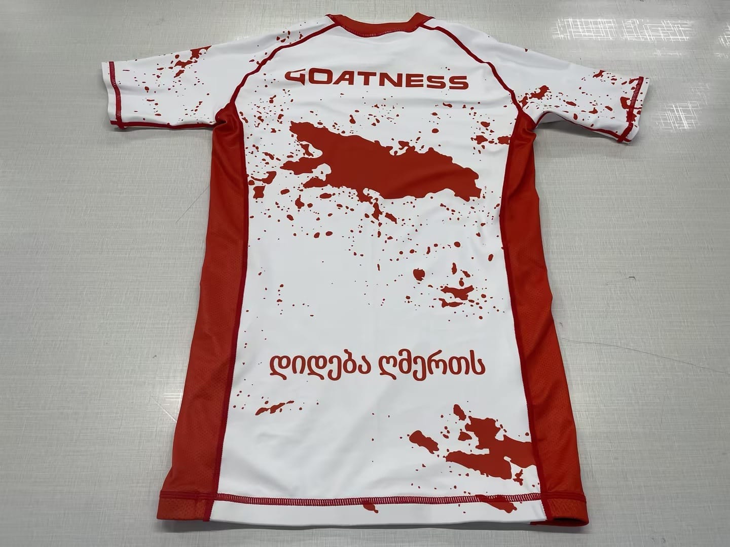 Customer photo review of GOATNESS Georgia Rashguard
