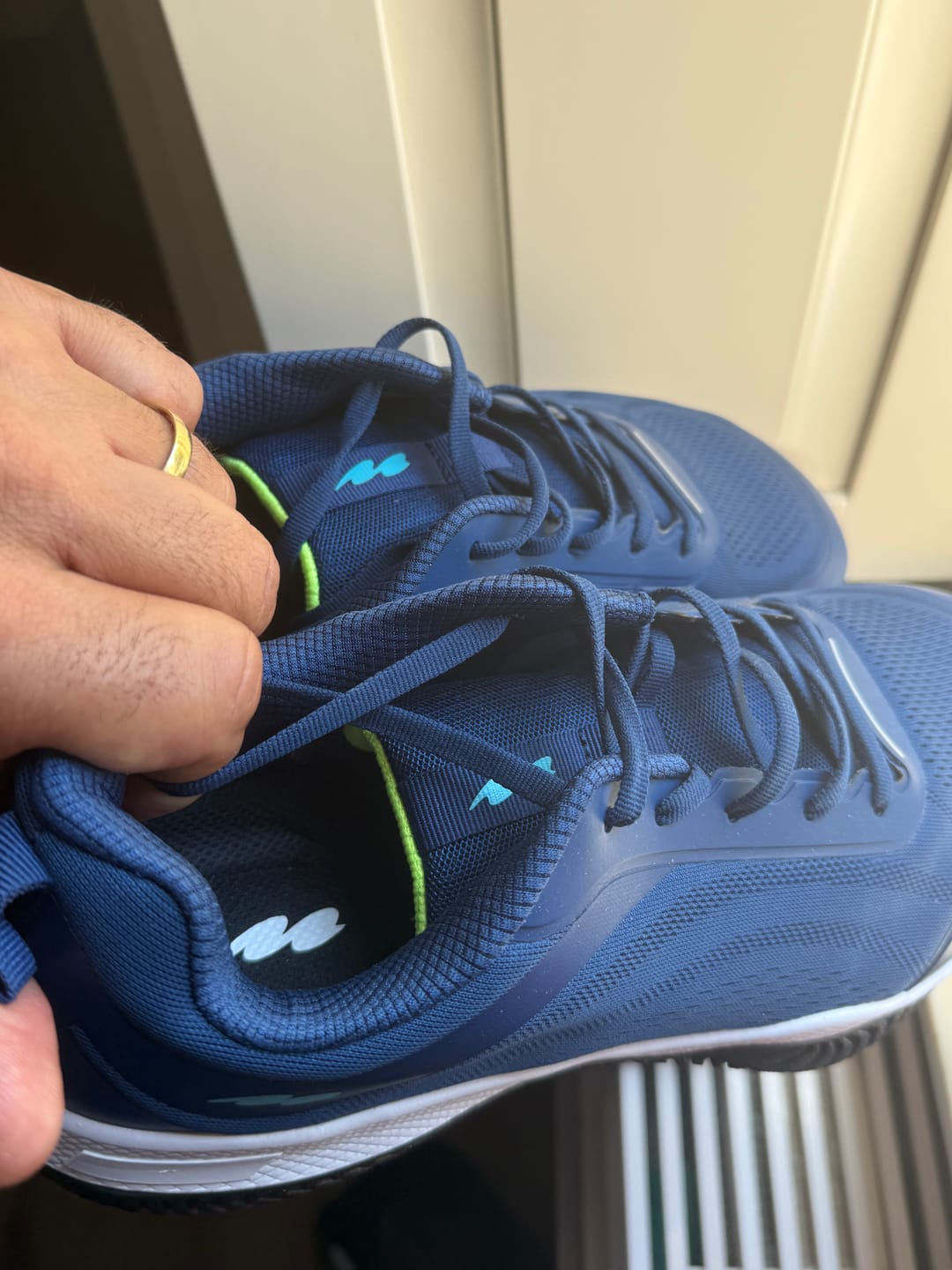 Customer photo review of CUURT Muuv - Wide Toe Box Court Shoes (Unisex)