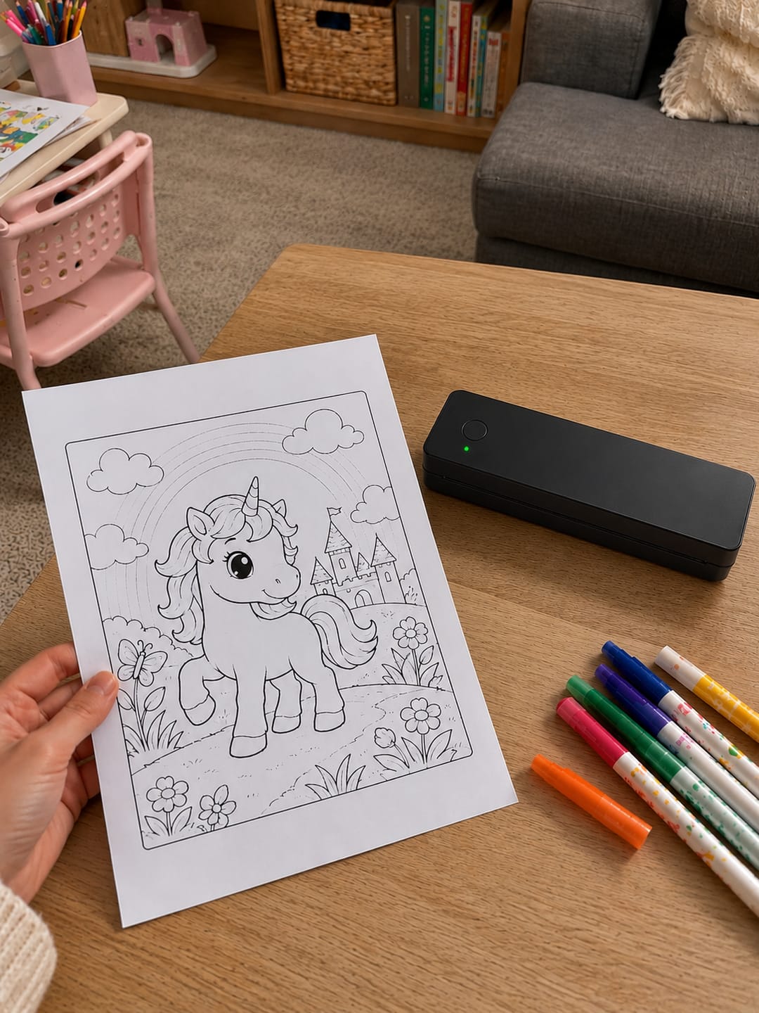 Customer photo review of PortaPrint - Wireless Inkless A4 Printer