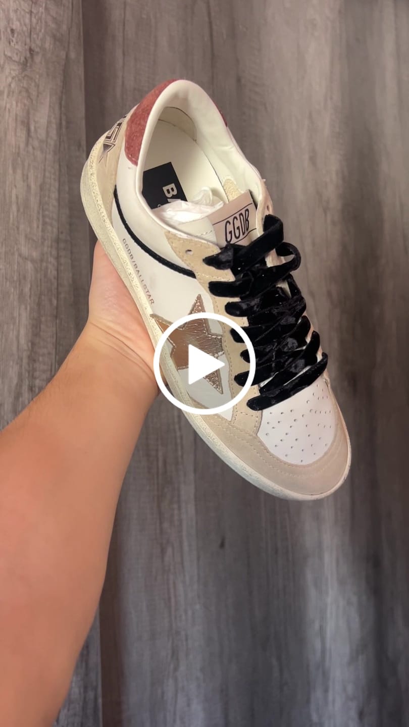 Customer video review of Ball Star Sneakers White/Beige/Platinum/Rust