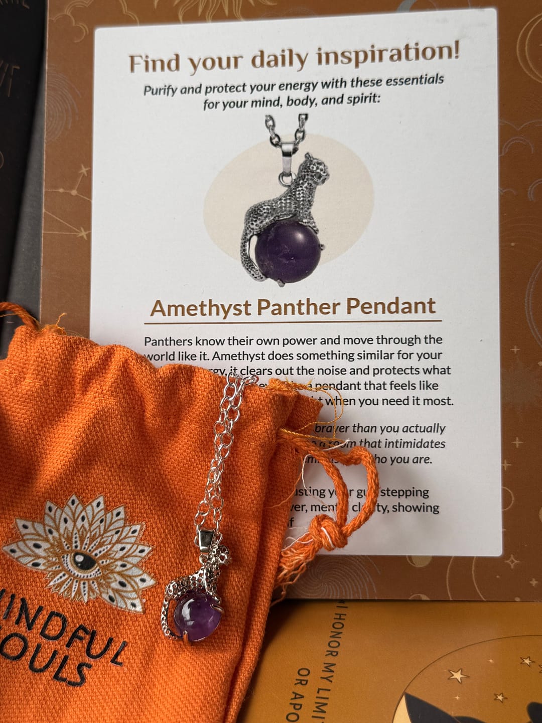 Customer photo review of Gemstone Jewelry Subscription Add-on